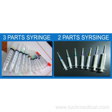 Disposable 3-Parts Syringe with Needle